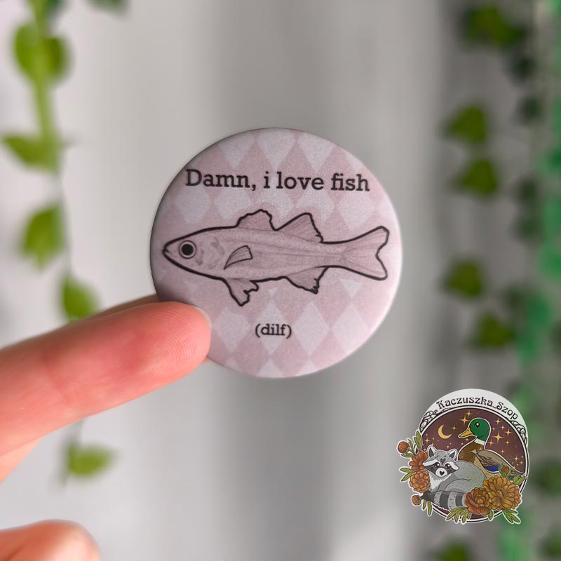 Ryba dilf - Pin [matte]