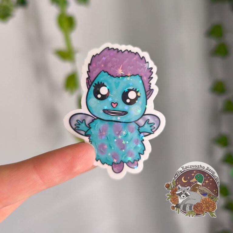 Welcoming Bibble - Sticker [holo stars]