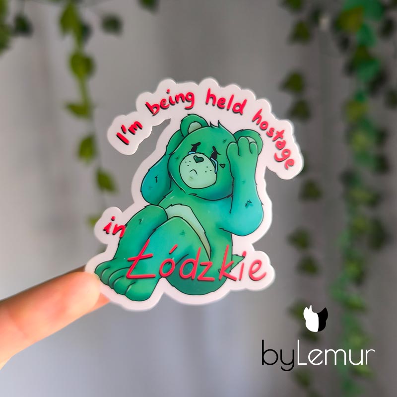 Held hostage in Łódzkie - Sticker [matte]