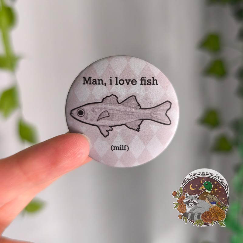 Ryba milf - Pin [matte]