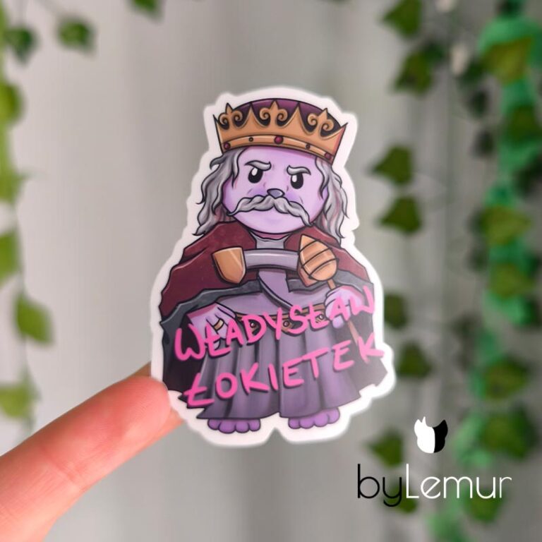 Władysław Łokietek - Sticker [matte]