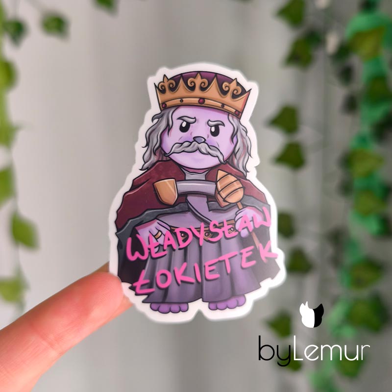 Władysław Łokietek - Sticker [matte]
