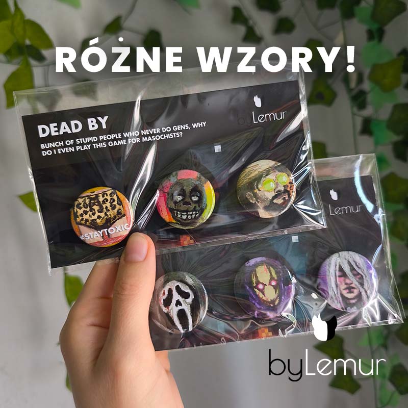 Dbd - Zestaw 3 przypinek
