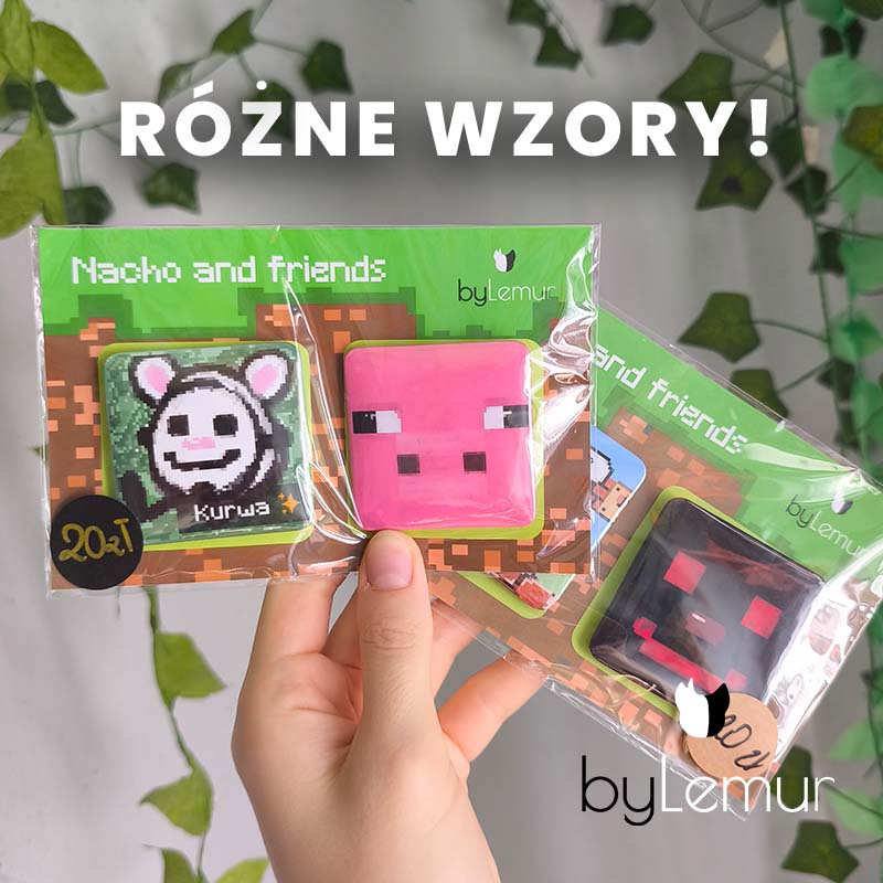 Nacho and Friends - Zestaw 2 przypinek